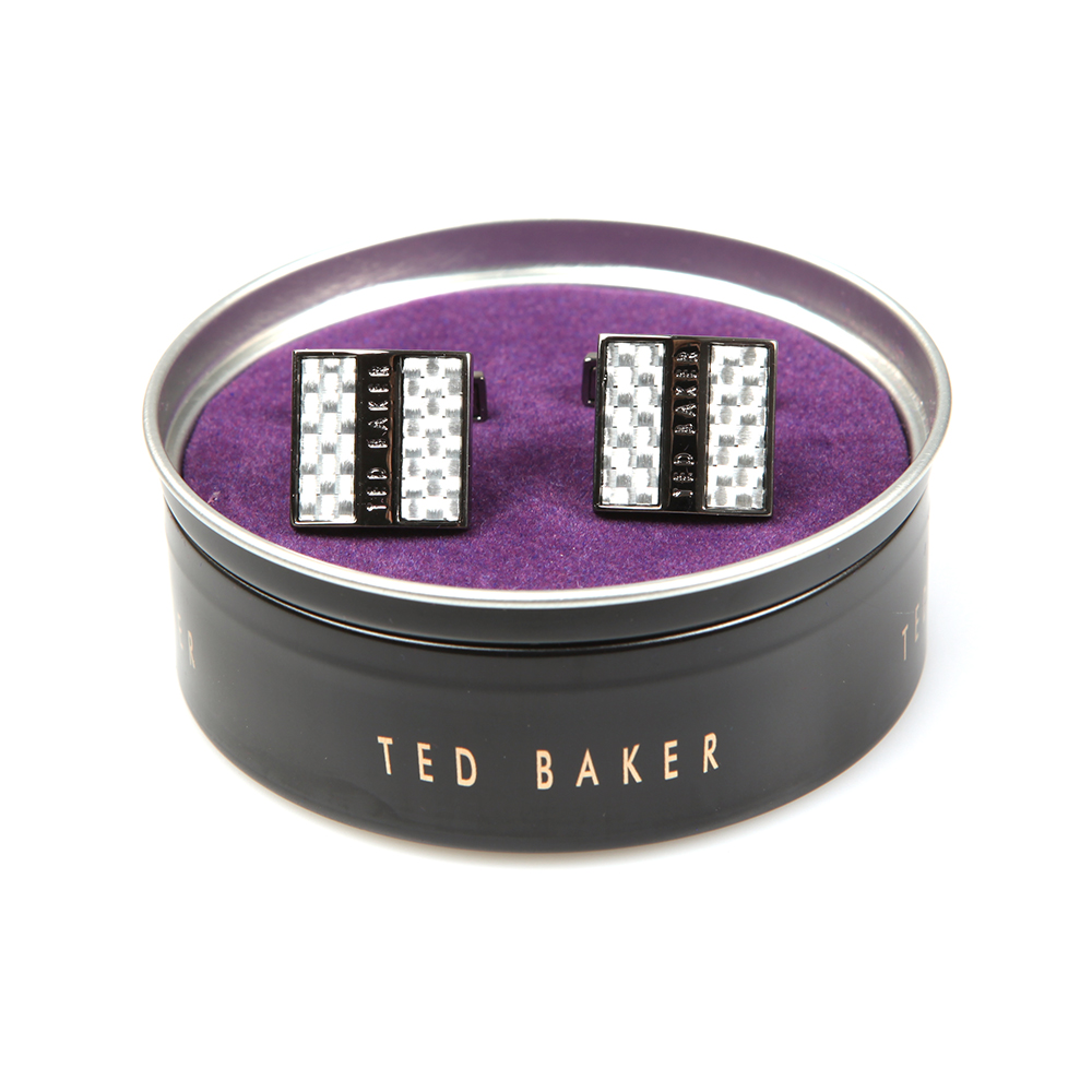 Ted Baker Benched Carbon Fibre Cufflinks Oxygen Clothing