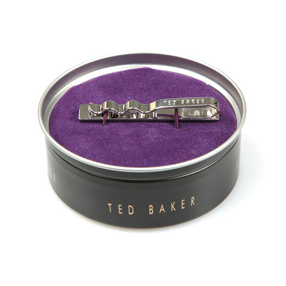 Ted Baker Mens Silver Corner Crystal Tie Bar main image