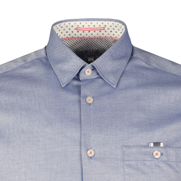 Ted Baker Mens Blue Wallo S/S Oxford Shirt main image