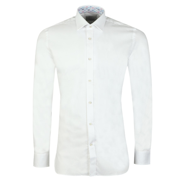 Ted Baker Mens White Herringbone Endurance Shirt main image