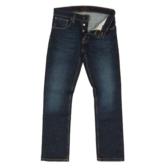 Nudie Jeans Mens Blue Grim Tim Jeans main image