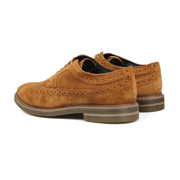 Base London Mens Brown Turner Suede Brouge main image