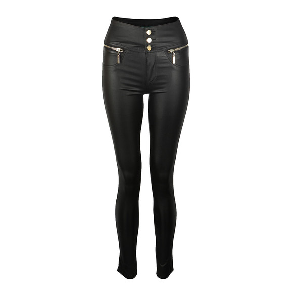 Holland Cooper Skinny Leather Look Trouser | Oxygen Clothing