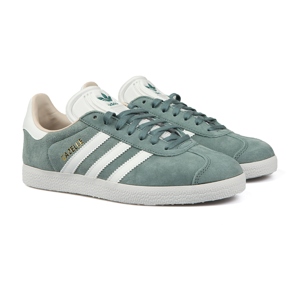 womens green gazelle trainers