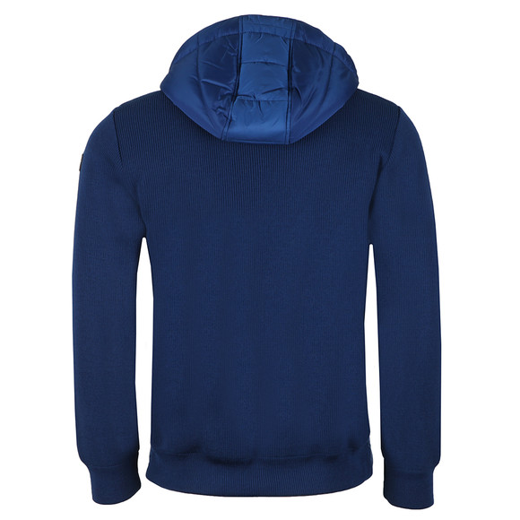 Paul & Shark Mens Blue Knitted Padded Jacket #3