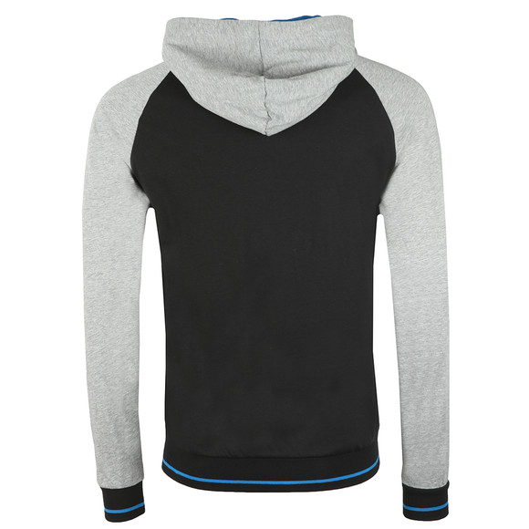 BOSS Bodywear Mens Black Authentic Two Tone Hoody main image