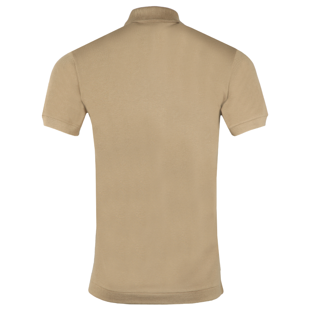 lacoste polo shirt brown