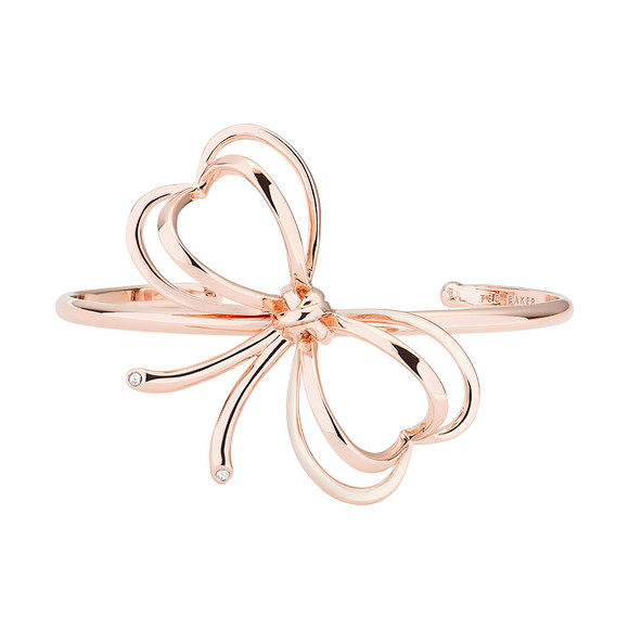 Ted baker rose gold bow bracelet Clearance