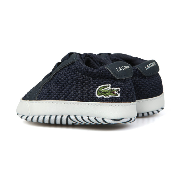 Lacoste Boys Blue L1212 Crib Shoe #3