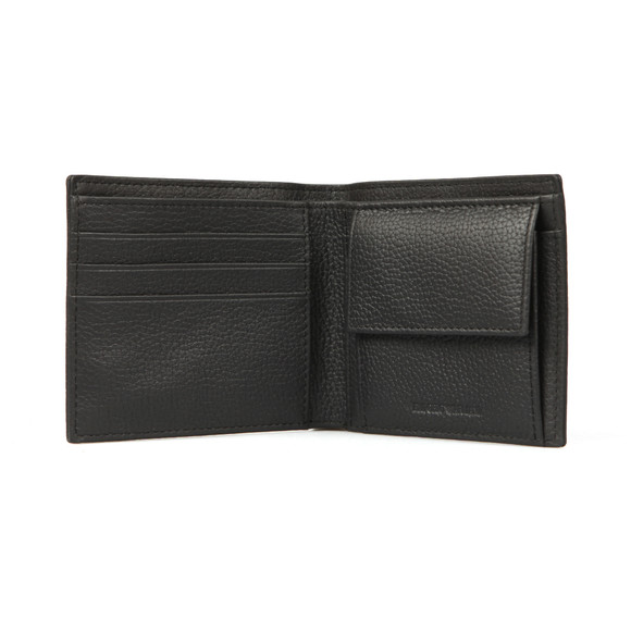 Emporio Armani Mens Black Coin Pocket Leather Wallet main image