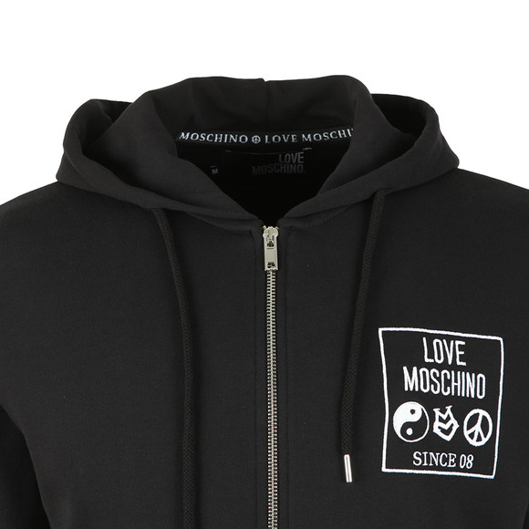 Love Moschino Logo Core Hoody Oxygen Clothing