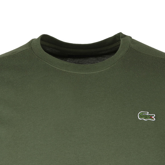 Lacoste Sport Mens Green TH7618 Plain T-Shirt #2