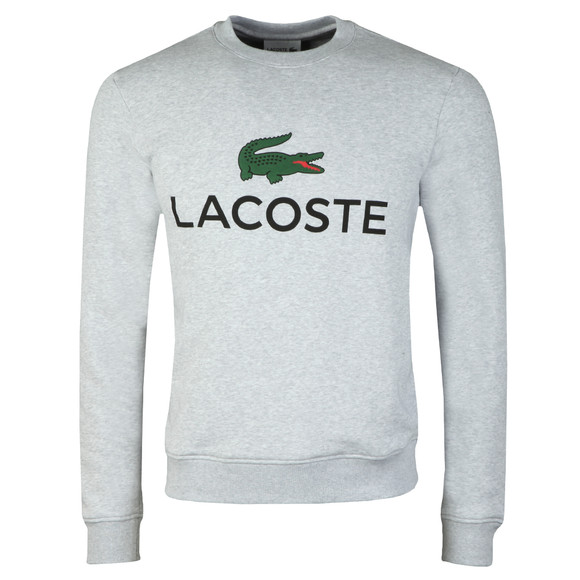 Lacoste Mens Grey SH0605 Print Sweatshirt #1
