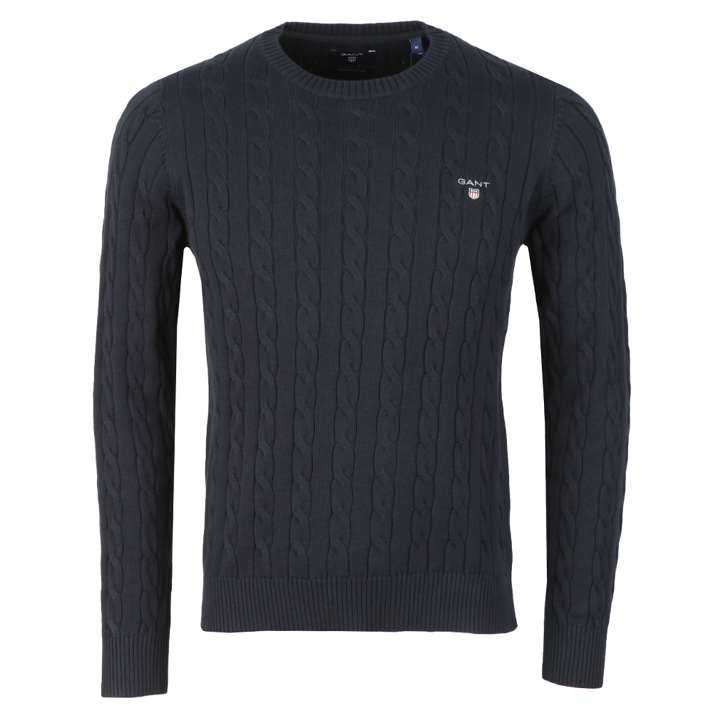 Gant Cotton Cable Crew Jumper Masdings