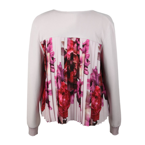 Ted Baker Womens Pink Kortni Splendour Pleat Print Back Cardigan #2
