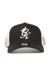 Gym King Mens Black Mesh Trucker Cap