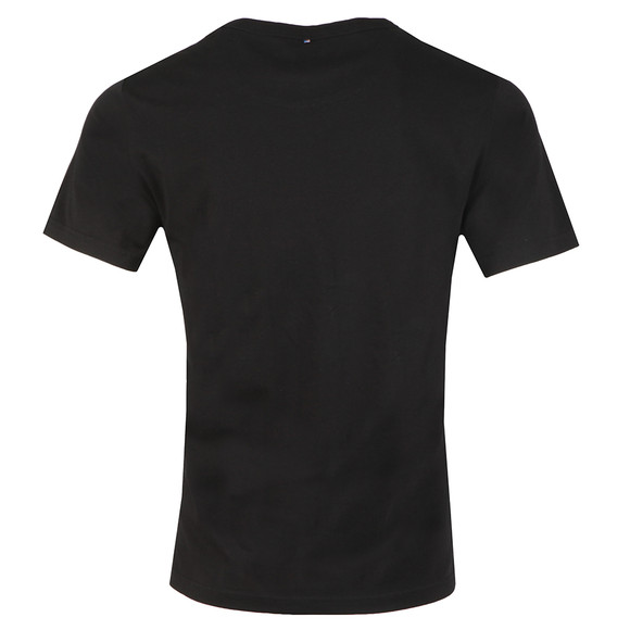 Pretty Green Mens Black Vinyl Print T-Shirt main image