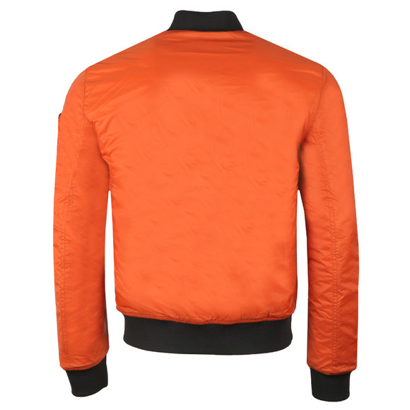 Emporio Armani Mens Grey 6Z1B96 Eagle Quilted Jacket #6