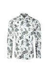 Pretty Green Mens Grey Beatles Prudence Print Shirt