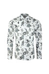 Pretty Green Mens Grey Beatles Prudence Print Shirt