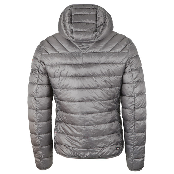 Napapijri Mens Grey Aerons Hooded Jacket main image