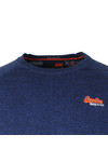 Superdry Mens Blue Orange Label Crew Jumper