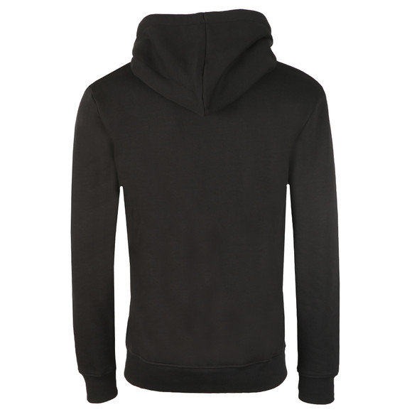 Sik Silk Mens Black Muscle Fit Overhead Hoodie main image