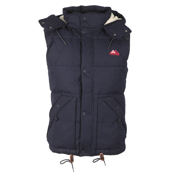 Superdry Mens Blue New Academy Gilet main image