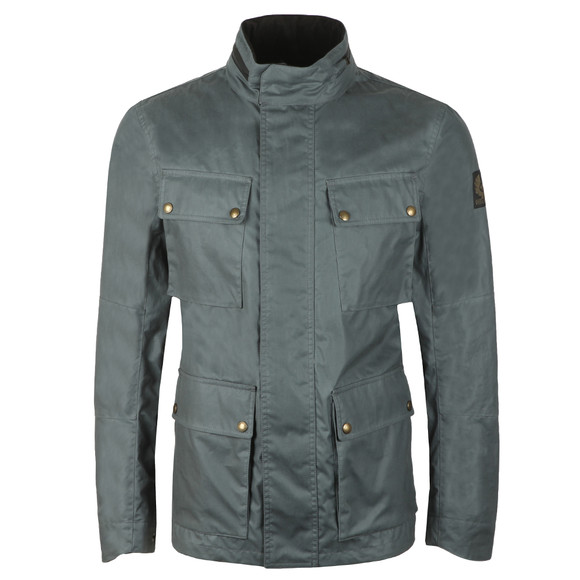 Belstaff Mens Blue Explorer Wax Jacket main image