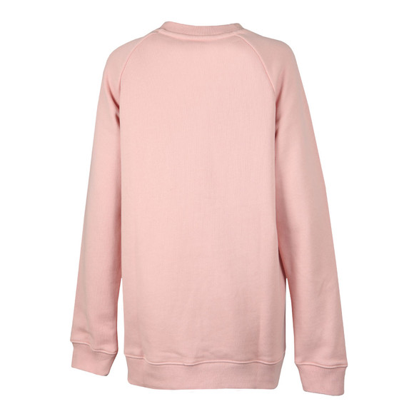 adidas Originals Womens Pink Oversized Sweatshirt #2