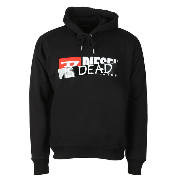 Diesel Unisex Black Hate Couture Division Hoody #1