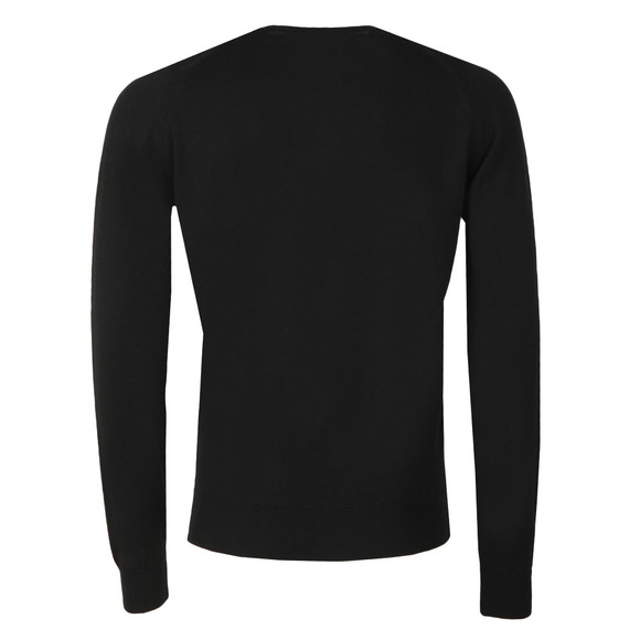 John Smedley Mens Black Farhill Crew Neck Pullover #3