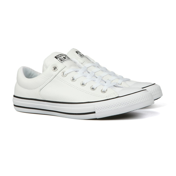 Converse Mens White CT High Street Leather Ox main image