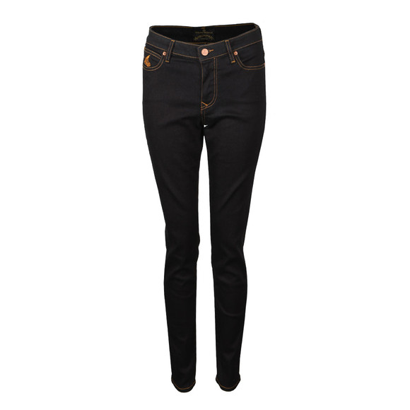 Vivienne Westwood Anglomania Womens Blue High Waist Slim Jean #1
