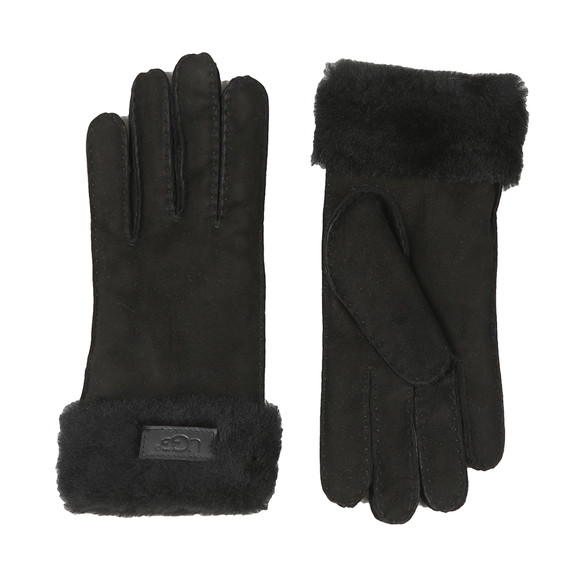 Ugg Womens Black Sheepskin Turn Cuff Glove #2