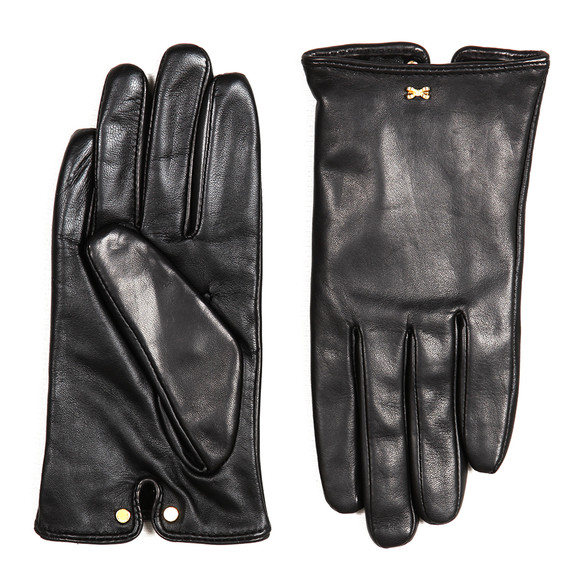 Ted Baker Womens Black Bow Detail Leather Glove #2