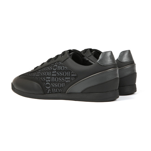 BOSS Mens Black Athleisure Maze Low Logo Trainer #3