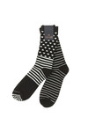 Scotch & Soda Mens Black Socks With Patterns