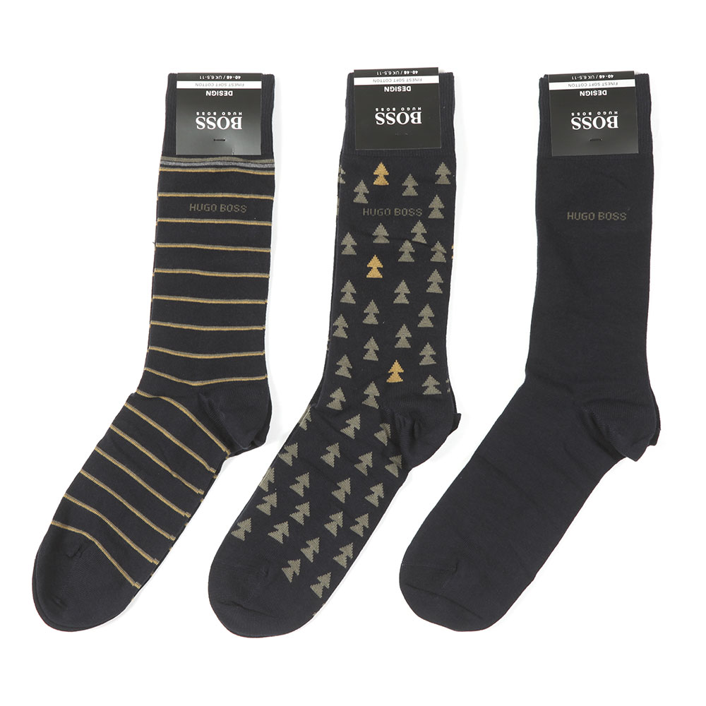 BOSS Bodywear 3 Pack Sock Box Set Oxygen Clothing