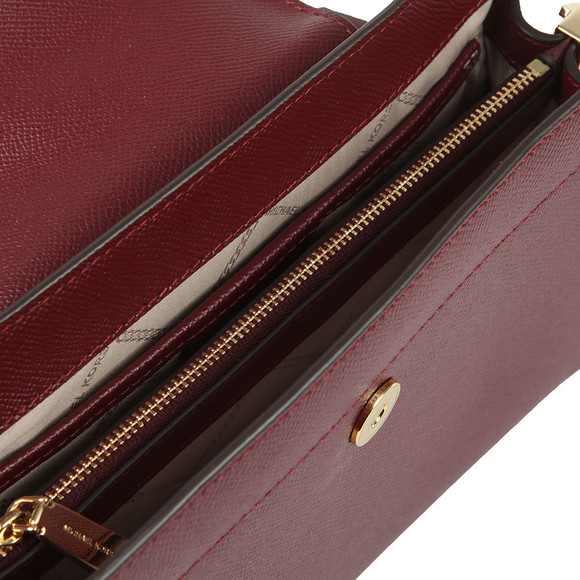 Michael Kors Womens Red Large Crossbody Clutch  #3