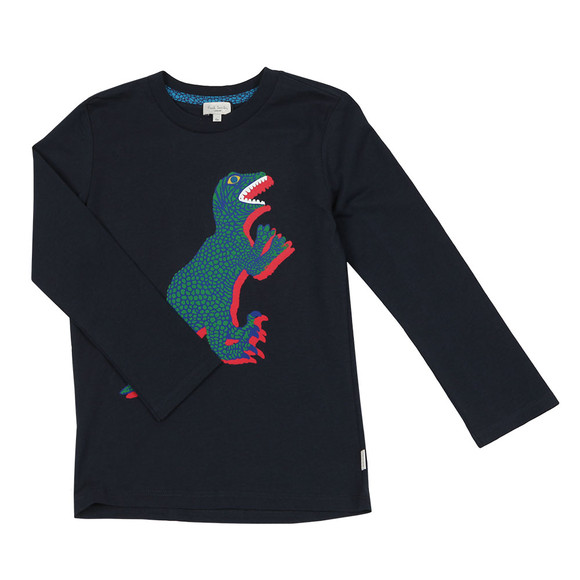 Paul Smith Junior Boys Blue Dinosaur T Shirt main image