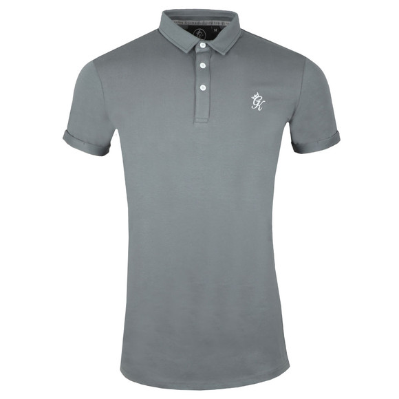Gym King Mens Grey S/S Jersey Polo main image