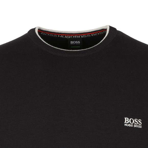 BOSS Mens Black Athleisure Rimex Jumper #2
