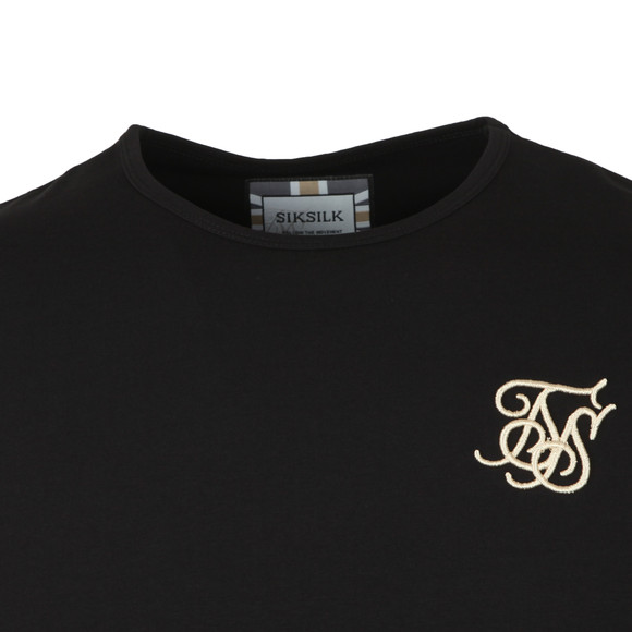 Sik Silk Mens Black Cartel Lounge T-Shirt main image