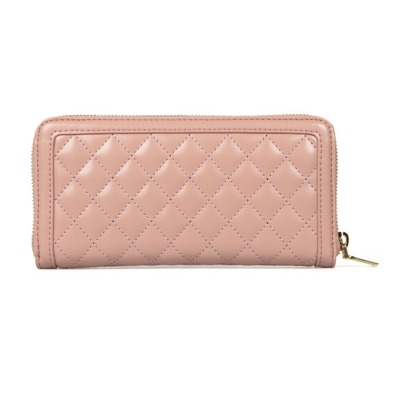 Love Moschino Womens Pink Portafogli Quilted Purse main image