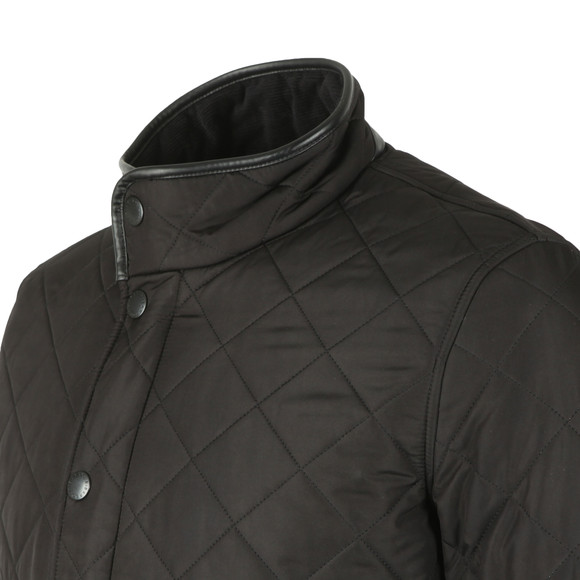 Barbour Lifestyle Mens Black Powell Quilted Jacket main image
