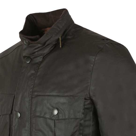 Barbour Lifestyle Mens Brown Corbridge Wax Jacket main image