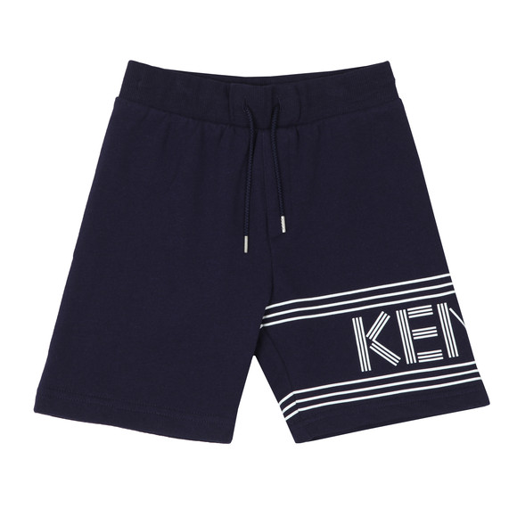 Kenzo Kids Boys Blue Logo Sweat Shorts #1