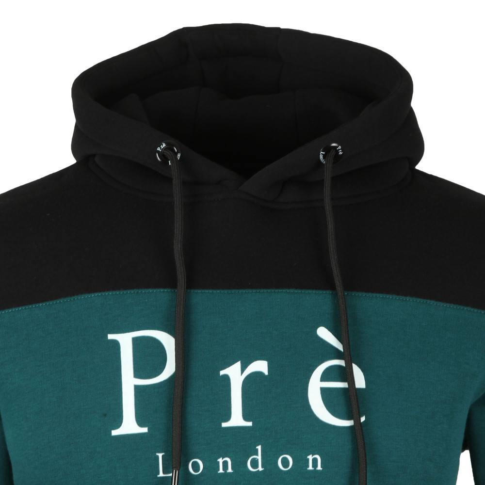 Pull à Capuche Homme Pre London - Noir - Taille M - Logo Devant - Bon état
