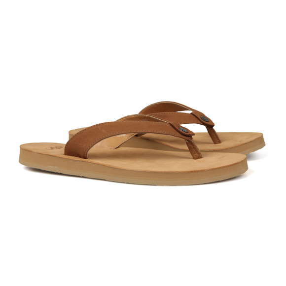 Ugg Womens Brown Tawney Flip Flop main image